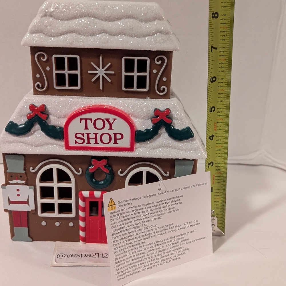 Target Bullseye Playground Christmas Village 3pc Cafe Toy Diner Gingerbread - Picture 13 of 13